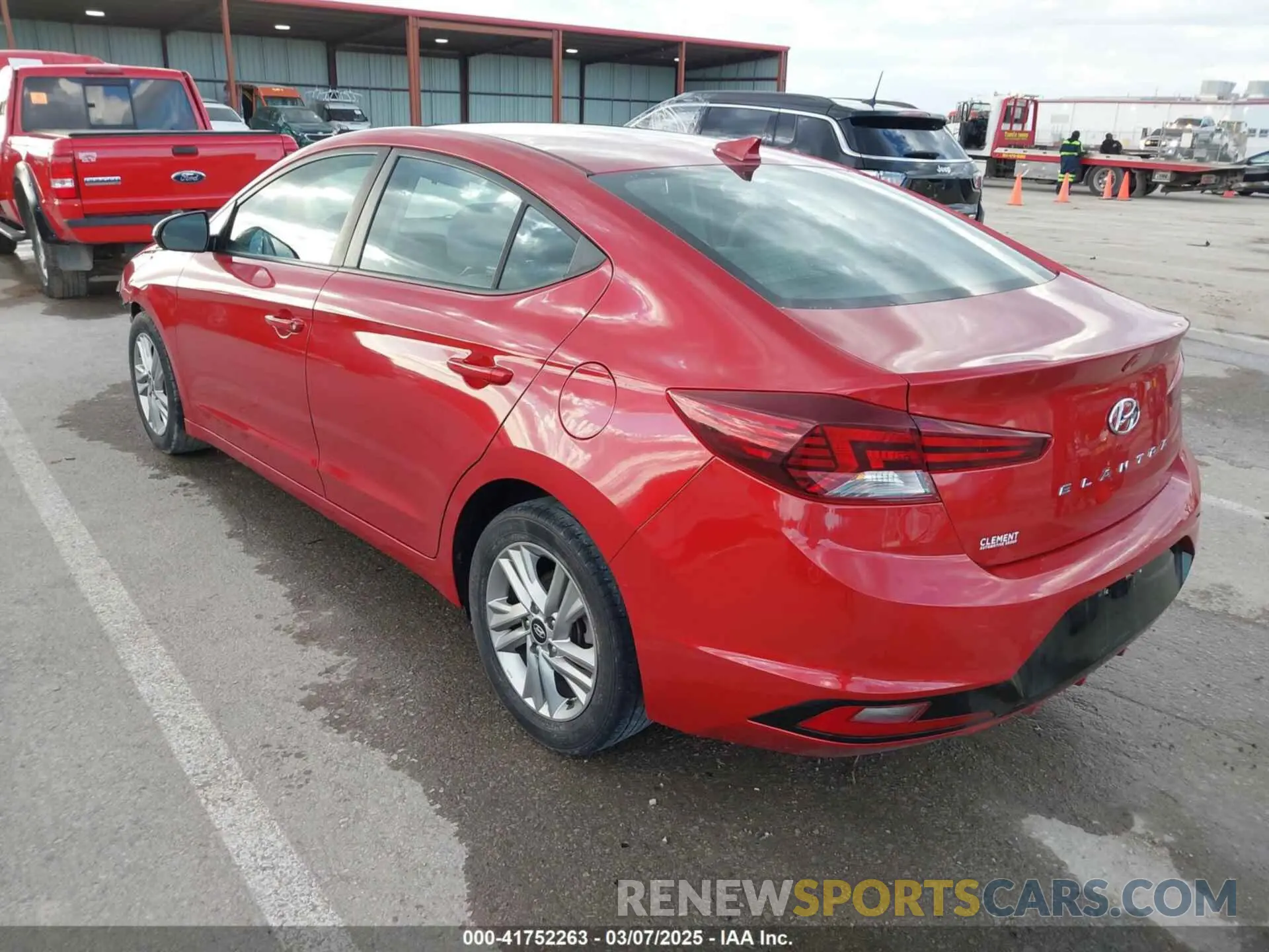 3 Photograph of a damaged car 5NPD84LFXLH534776 HYUNDAI ELANTRA 2020