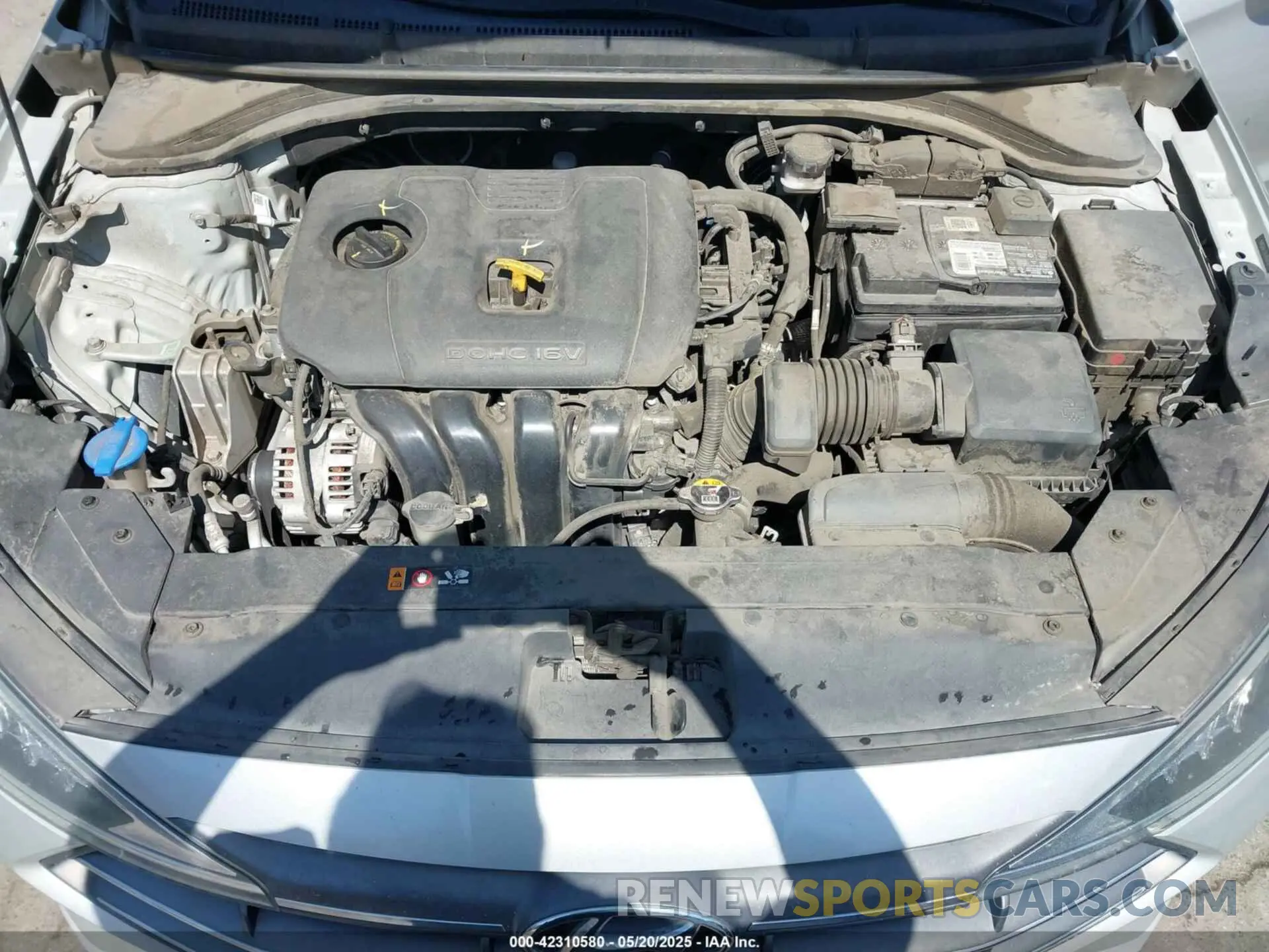 10 Photograph of a damaged car 5NPD84LFXLH538732 HYUNDAI ELANTRA 2020