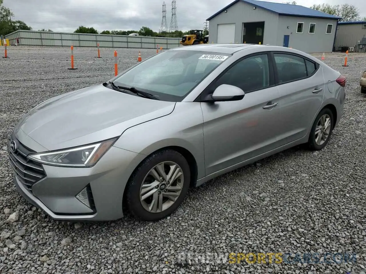 1 Photograph of a damaged car 5NPD84LFXLH549844 HYUNDAI ELANTRA 2020