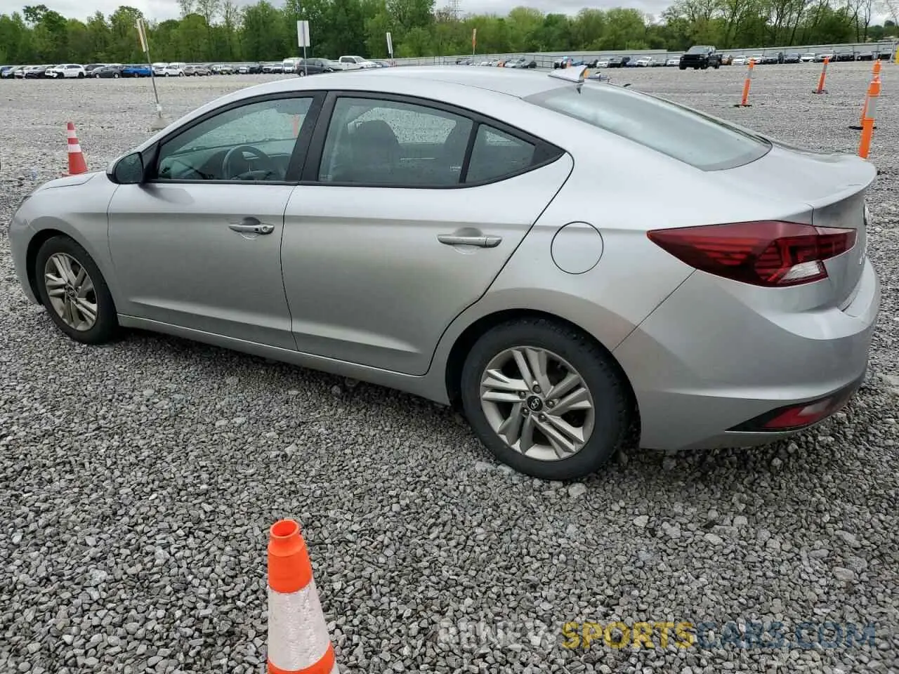 2 Photograph of a damaged car 5NPD84LFXLH549844 HYUNDAI ELANTRA 2020