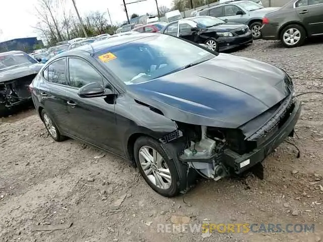 10 Photograph of a damaged car 5NPD84LFXLH552419 HYUNDAI ELANTRA 2020