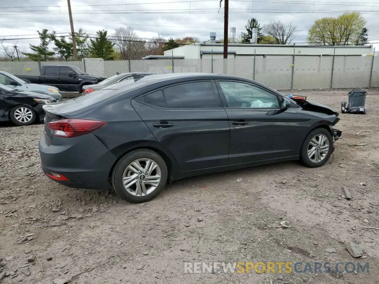 3 Photograph of a damaged car 5NPD84LFXLH552419 HYUNDAI ELANTRA 2020