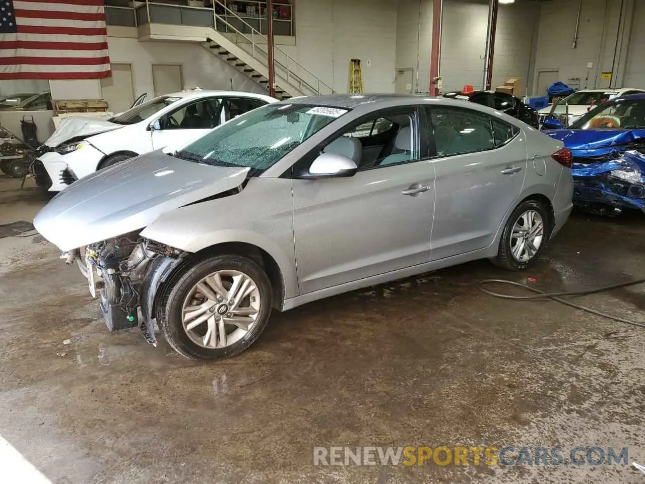 1 Photograph of a damaged car 5NPD84LFXLH562366 HYUNDAI ELANTRA 2020