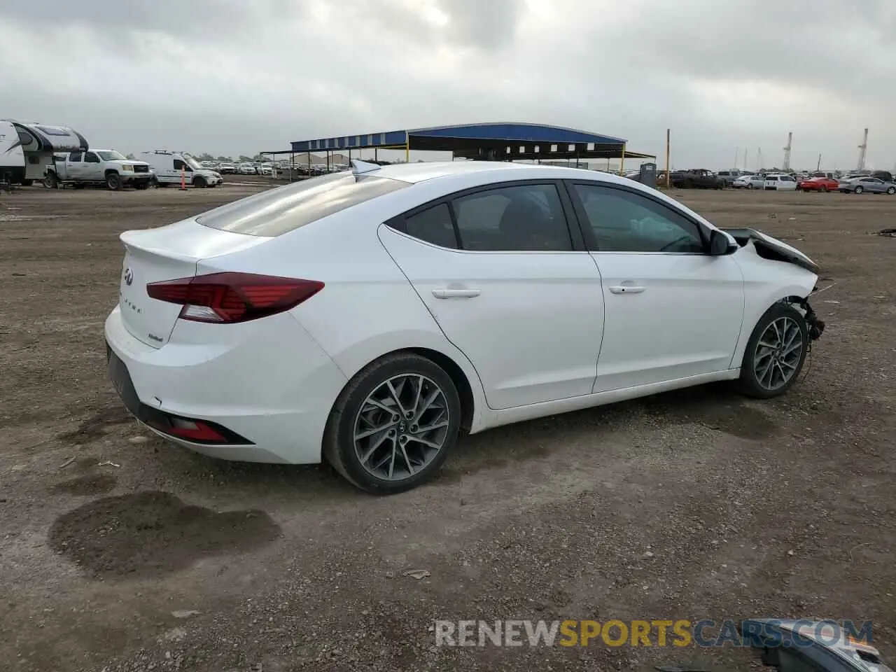 3 Photograph of a damaged car 5NPD84LFXLH573450 HYUNDAI ELANTRA 2020