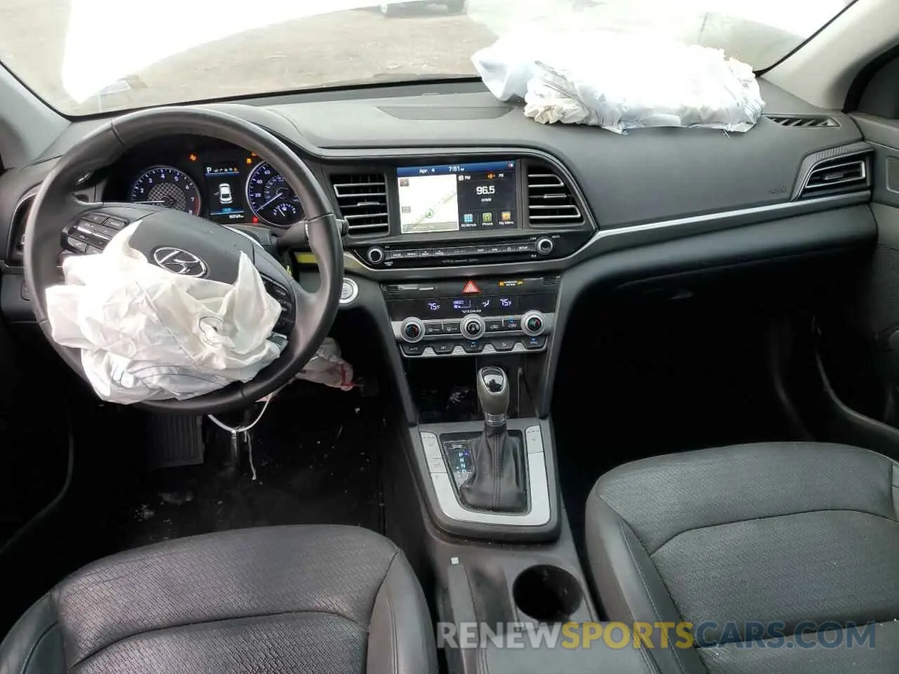 8 Photograph of a damaged car 5NPD84LFXLH573450 HYUNDAI ELANTRA 2020