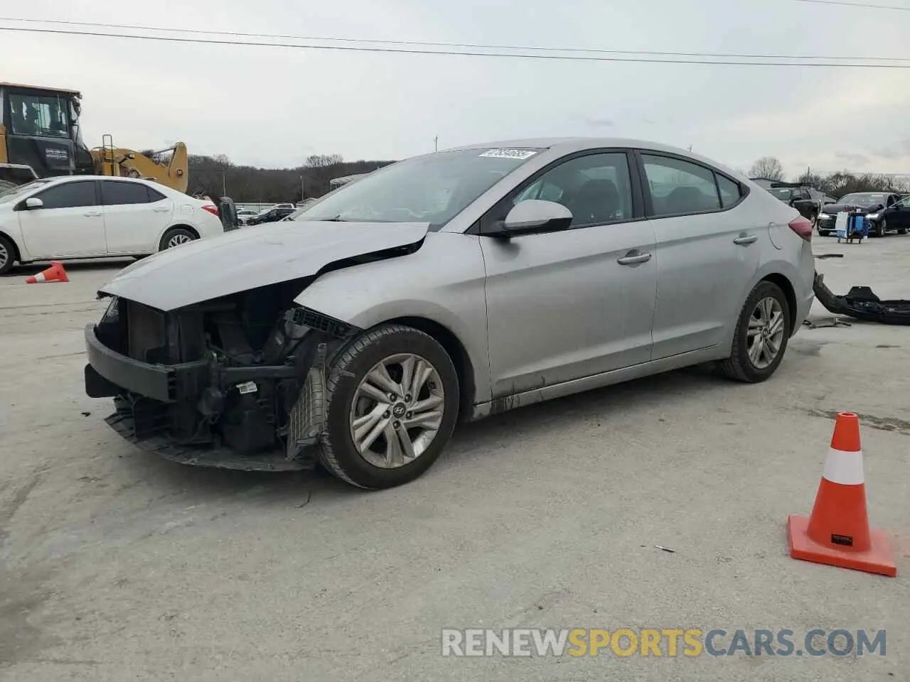 1 Photograph of a damaged car 5NPD84LFXLH576106 HYUNDAI ELANTRA 2020