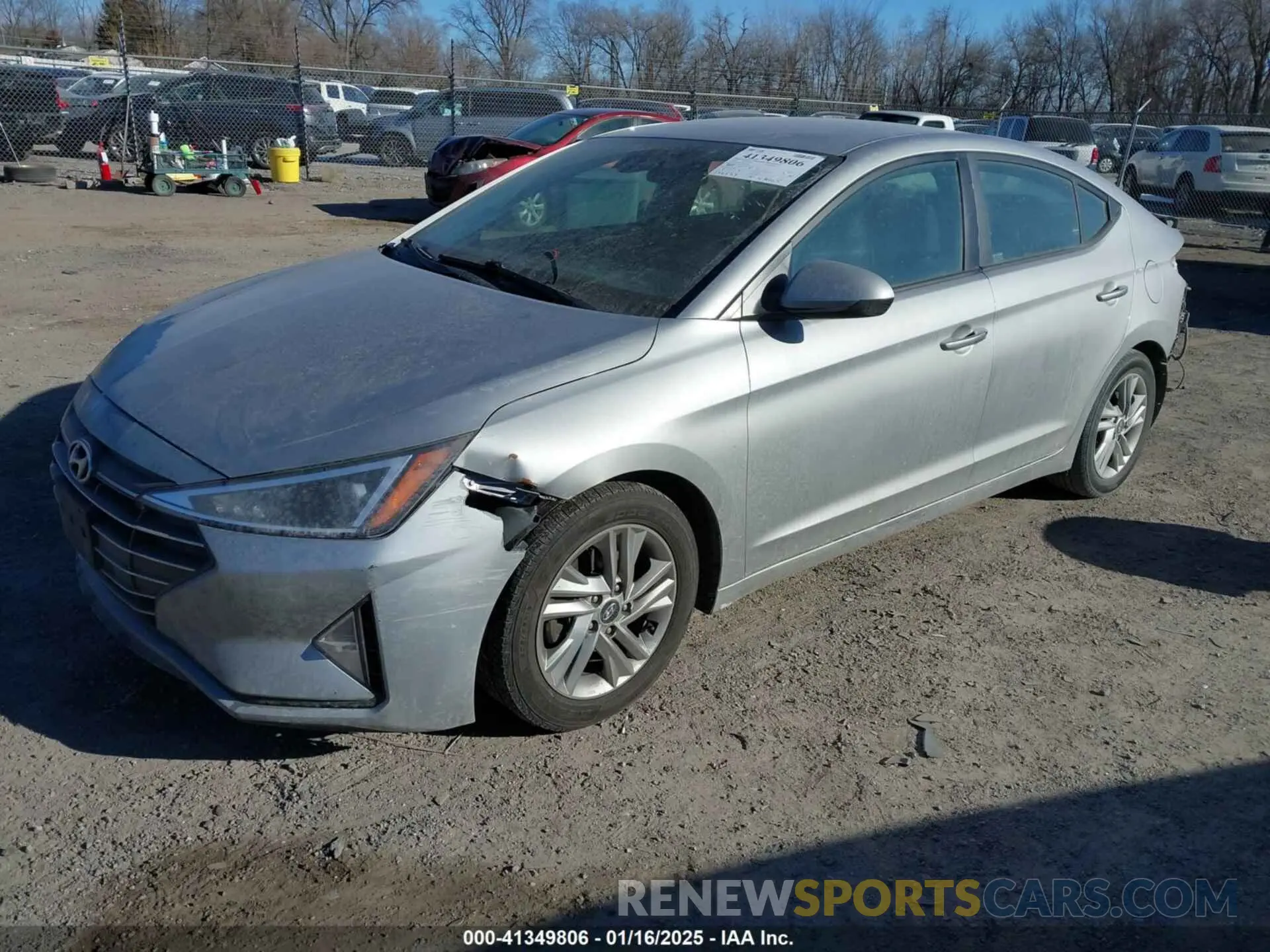 2 Photograph of a damaged car 5NPD84LFXLH580401 HYUNDAI ELANTRA 2020