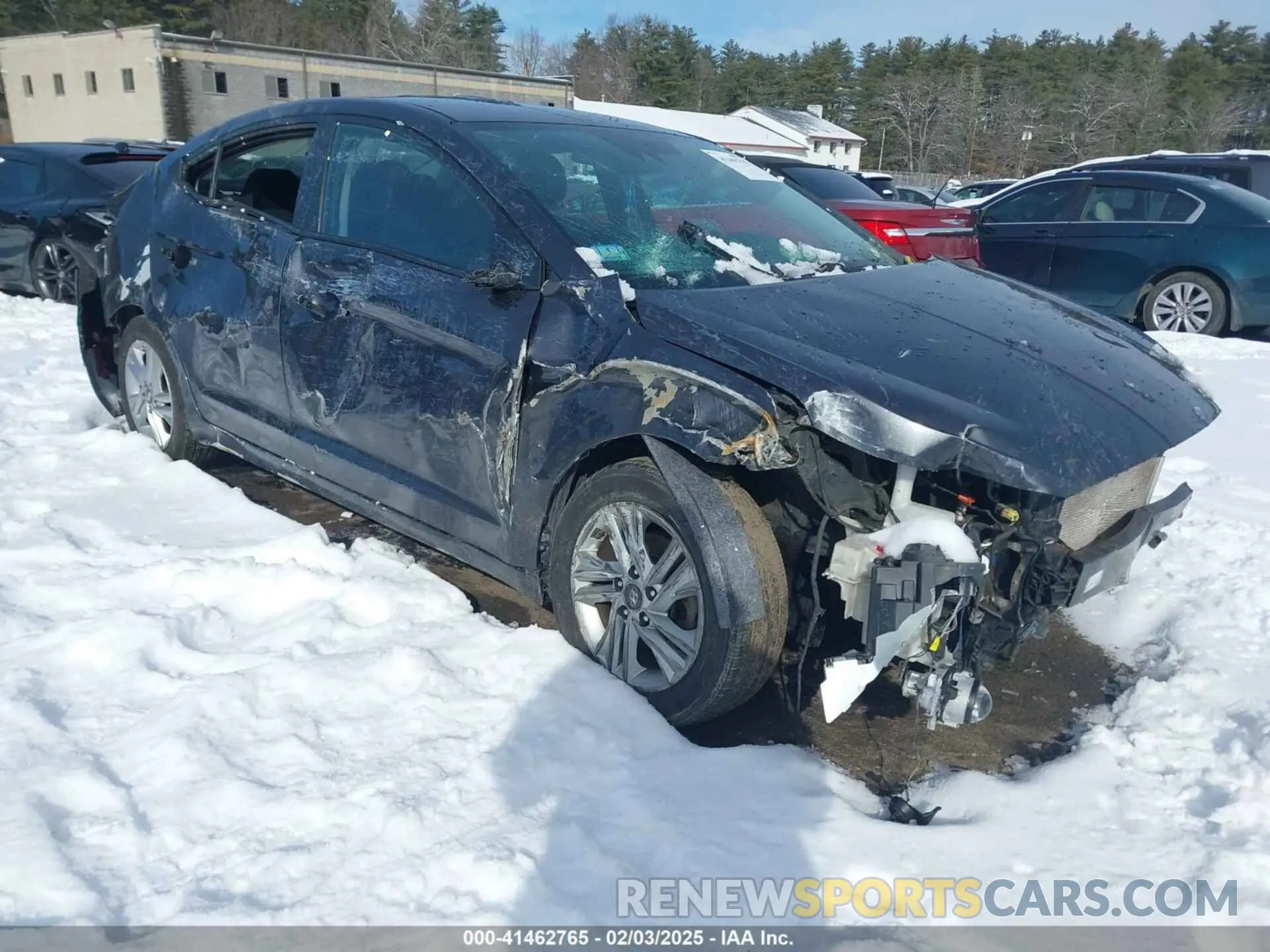 1 Photograph of a damaged car 5NPD84LFXLH581385 HYUNDAI ELANTRA 2020