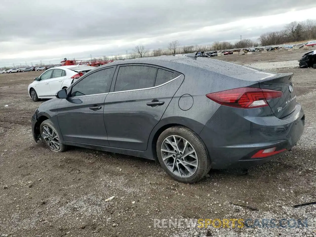 2 Photograph of a damaged car 5NPD84LFXLH616863 HYUNDAI ELANTRA 2020
