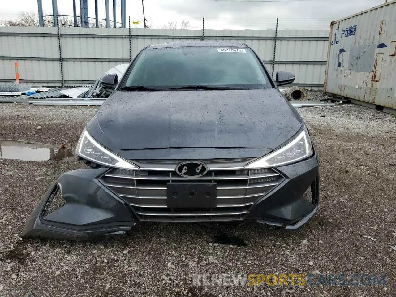 5 Photograph of a damaged car 5NPD84LFXLH616863 HYUNDAI ELANTRA 2020