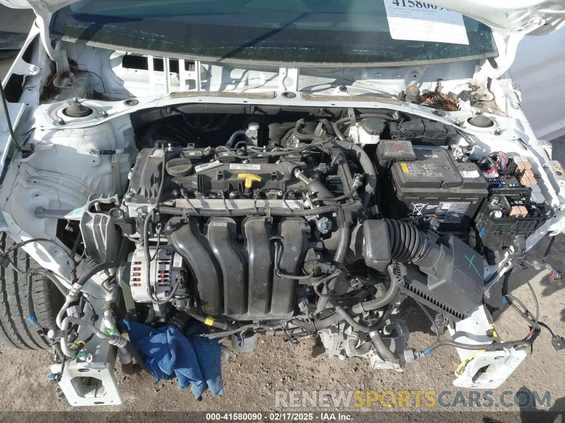 10 Photograph of a damaged car 5NPD84LFXLH617026 HYUNDAI ELANTRA 2020