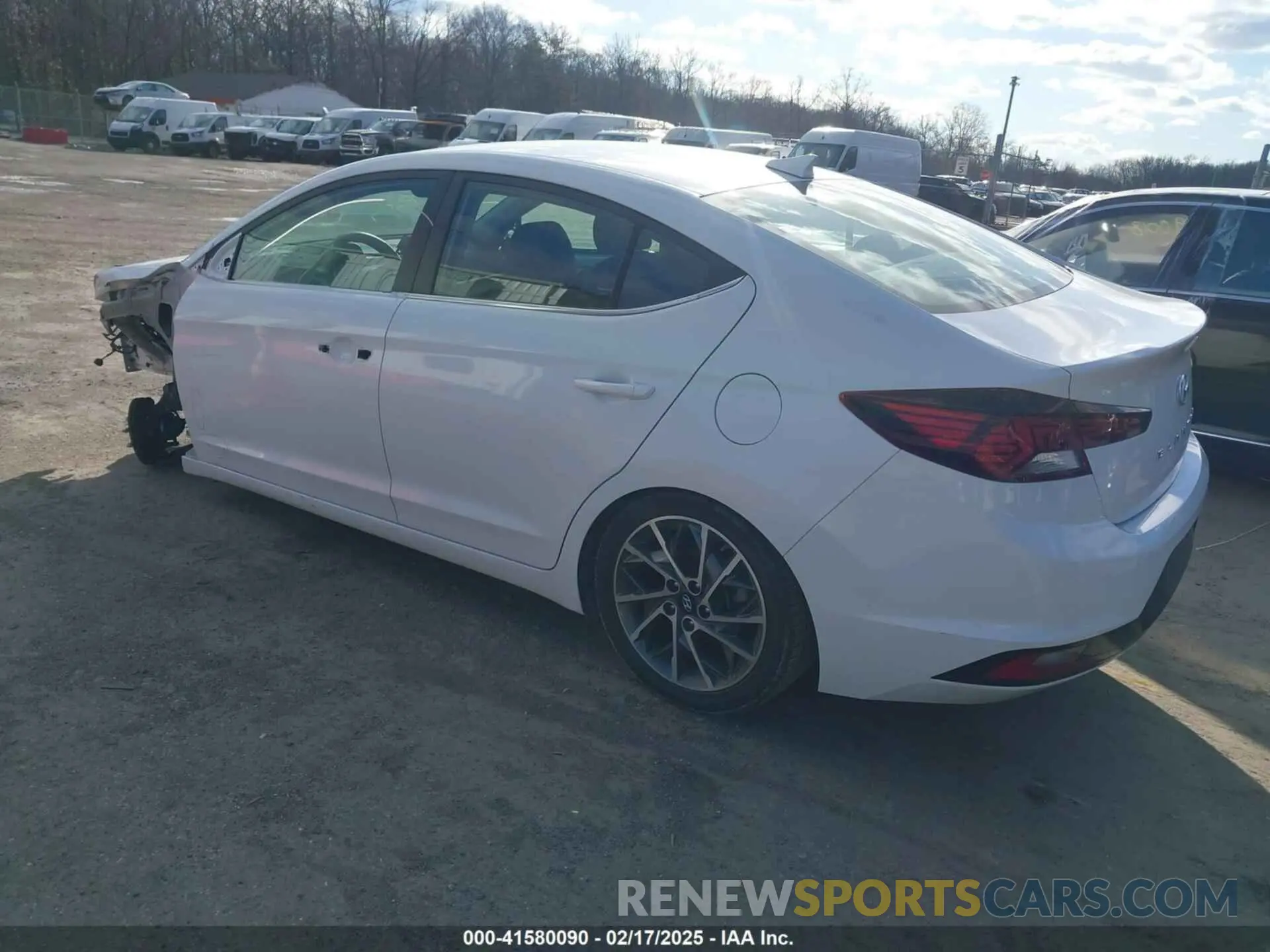 3 Photograph of a damaged car 5NPD84LFXLH617026 HYUNDAI ELANTRA 2020