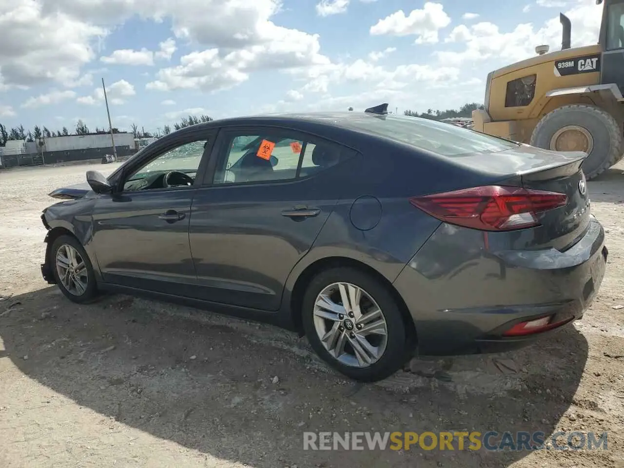 2 Photograph of a damaged car 5NPD84LFXLH621593 HYUNDAI ELANTRA 2020