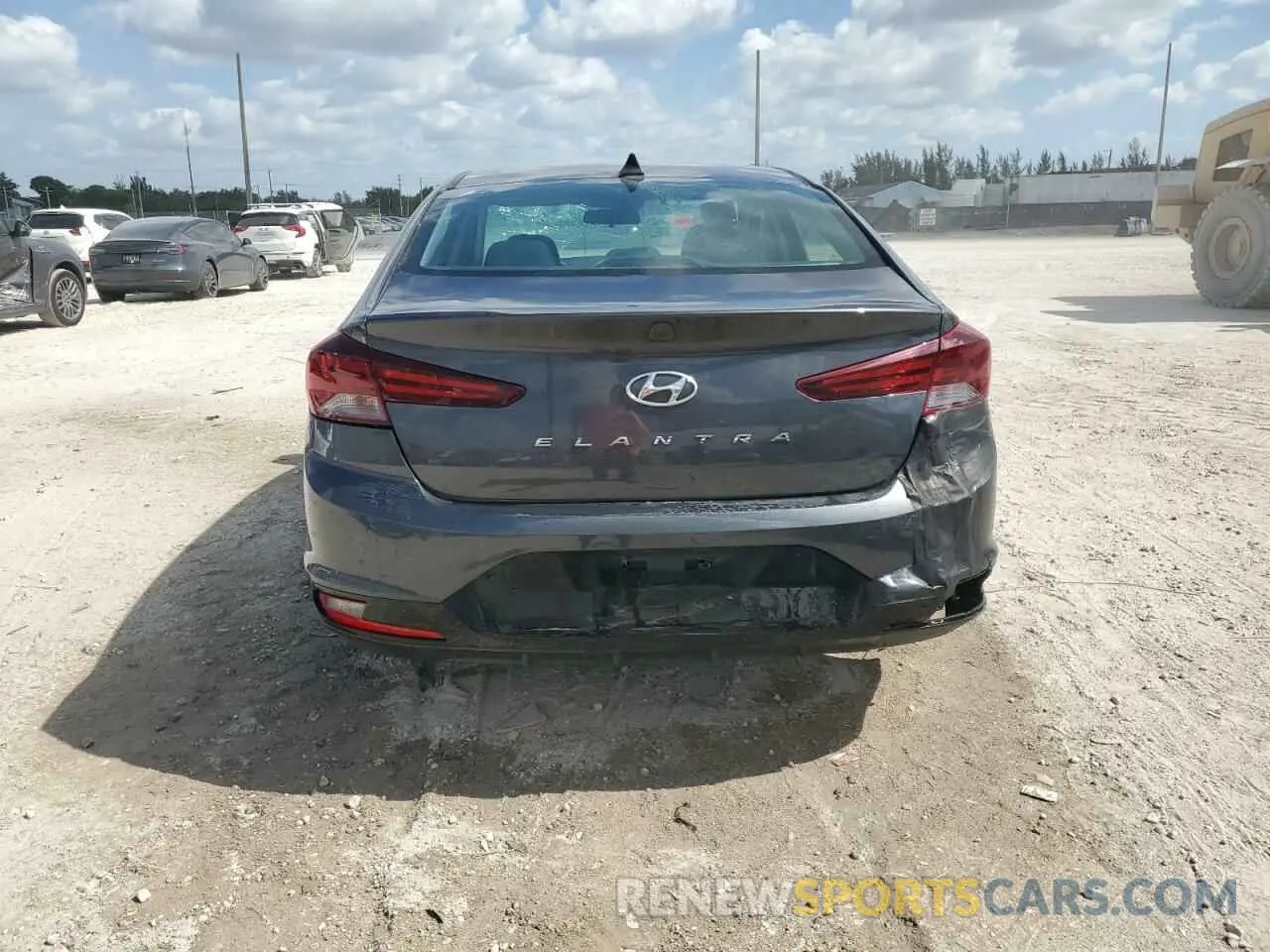 6 Photograph of a damaged car 5NPD84LFXLH621593 HYUNDAI ELANTRA 2020