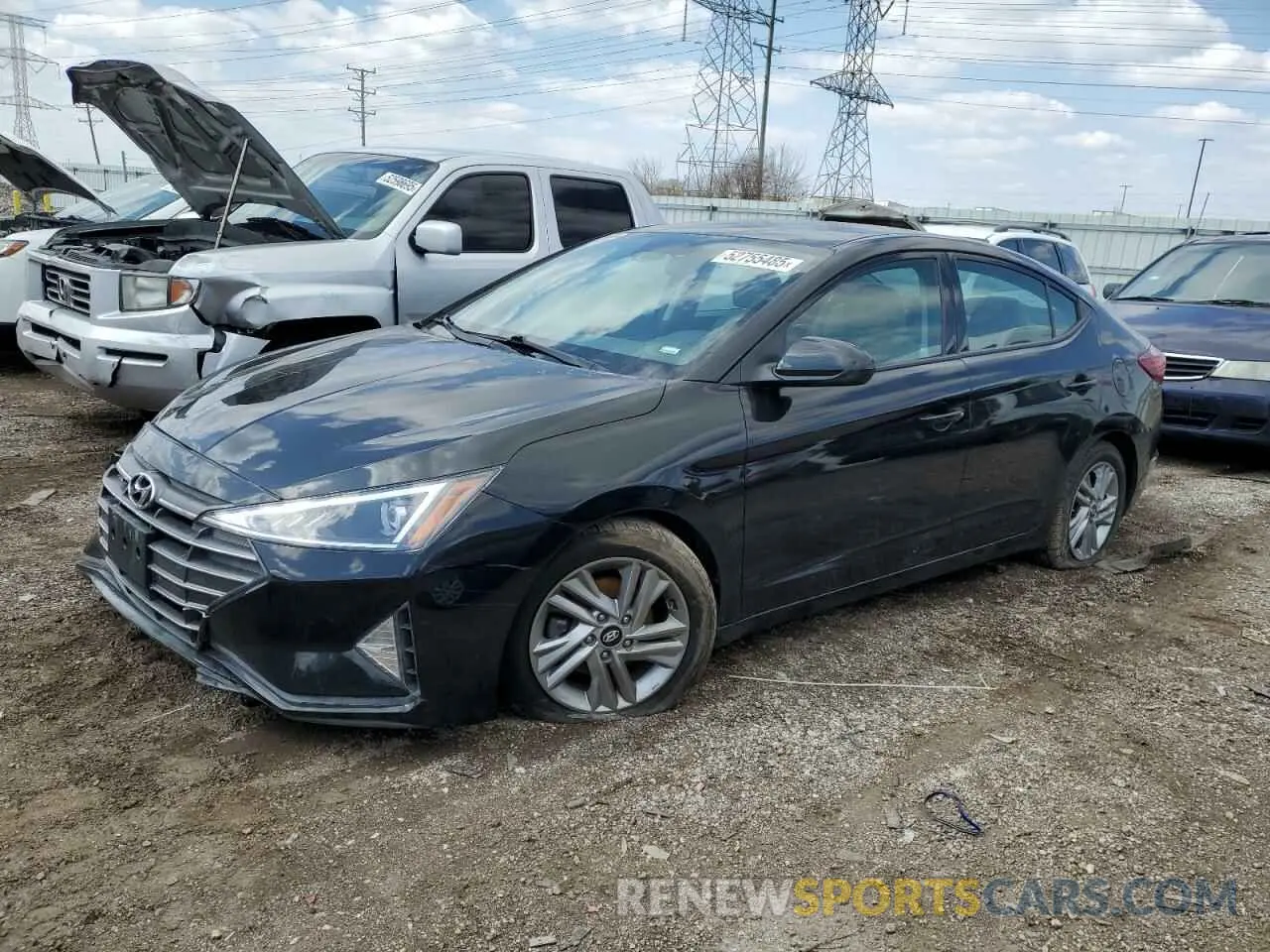 1 Photograph of a damaged car 5NPD84LFXLH626776 HYUNDAI ELANTRA 2020