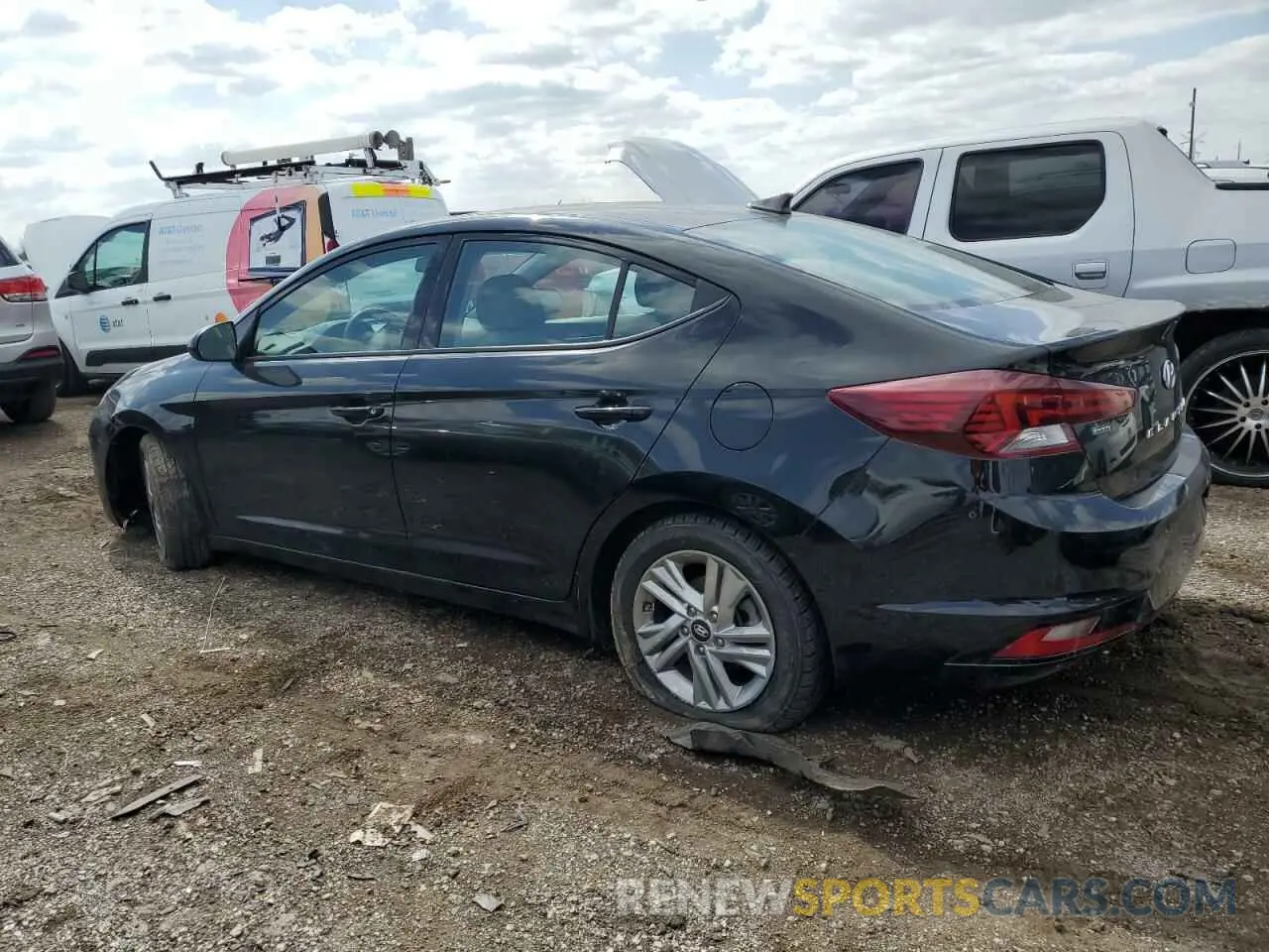 2 Photograph of a damaged car 5NPD84LFXLH626776 HYUNDAI ELANTRA 2020