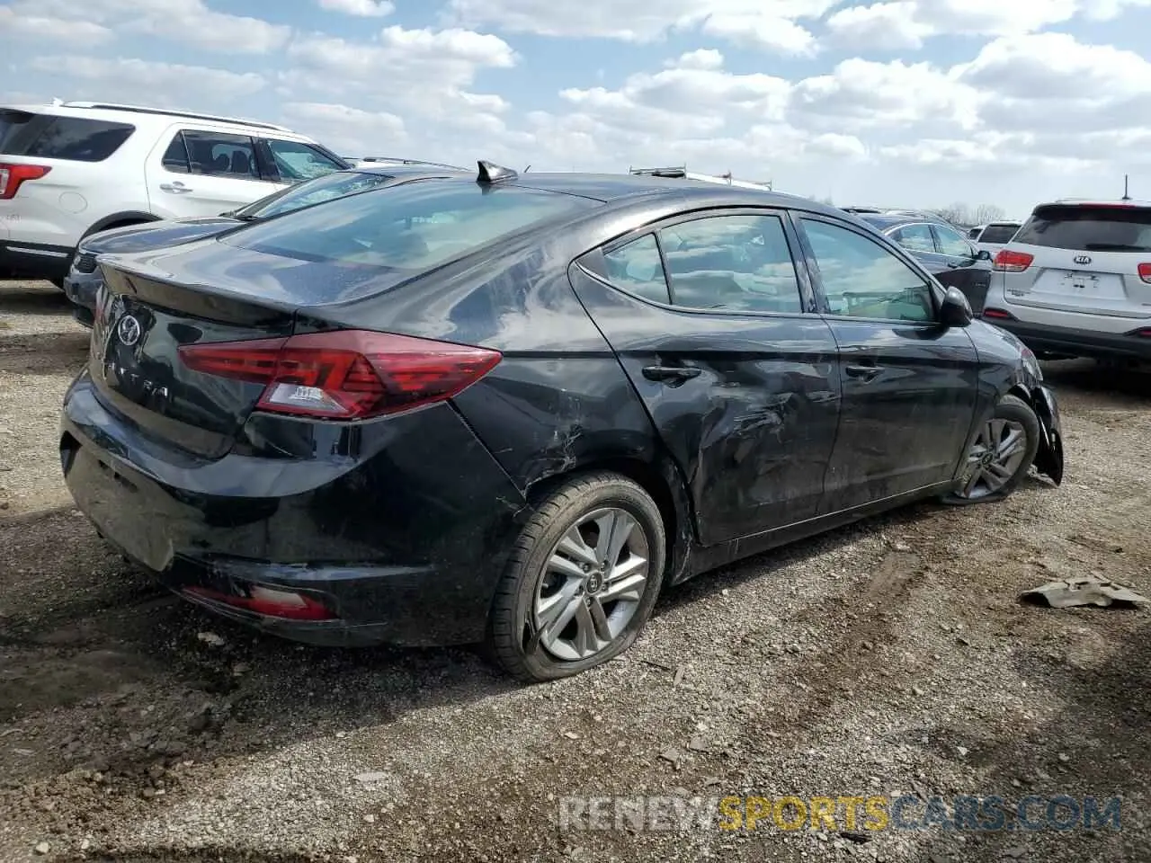 3 Photograph of a damaged car 5NPD84LFXLH626776 HYUNDAI ELANTRA 2020