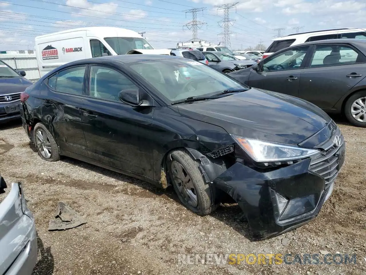 4 Photograph of a damaged car 5NPD84LFXLH626776 HYUNDAI ELANTRA 2020