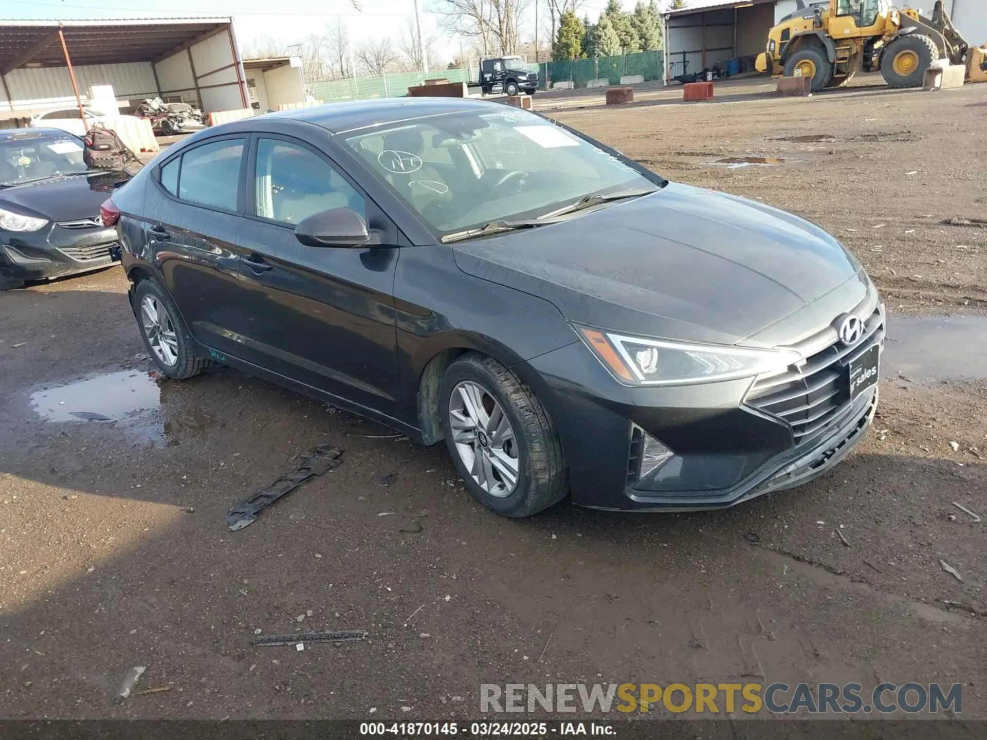 1 Photograph of a damaged car 5NPD84LFXLH630309 HYUNDAI ELANTRA 2020