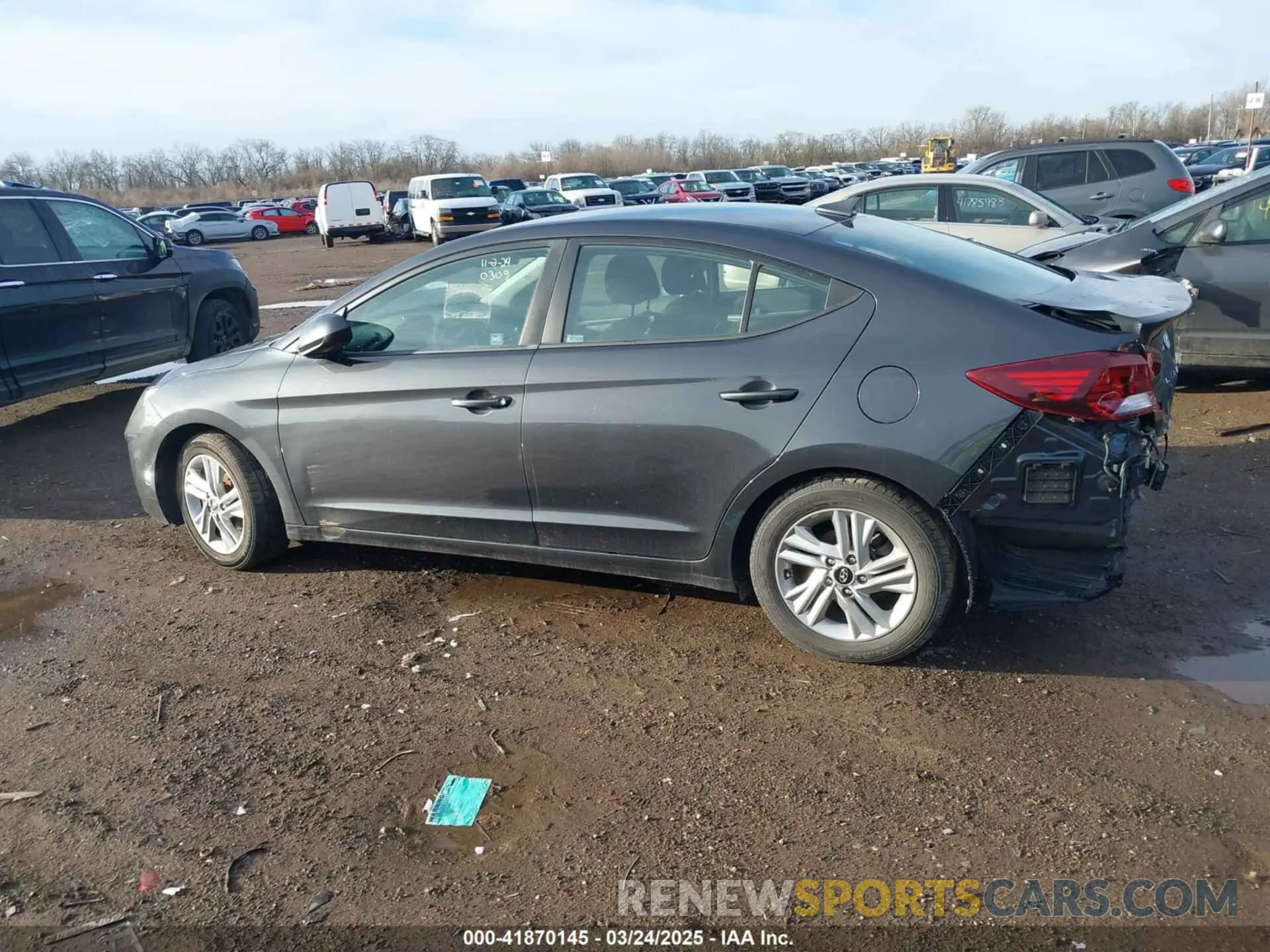 14 Photograph of a damaged car 5NPD84LFXLH630309 HYUNDAI ELANTRA 2020