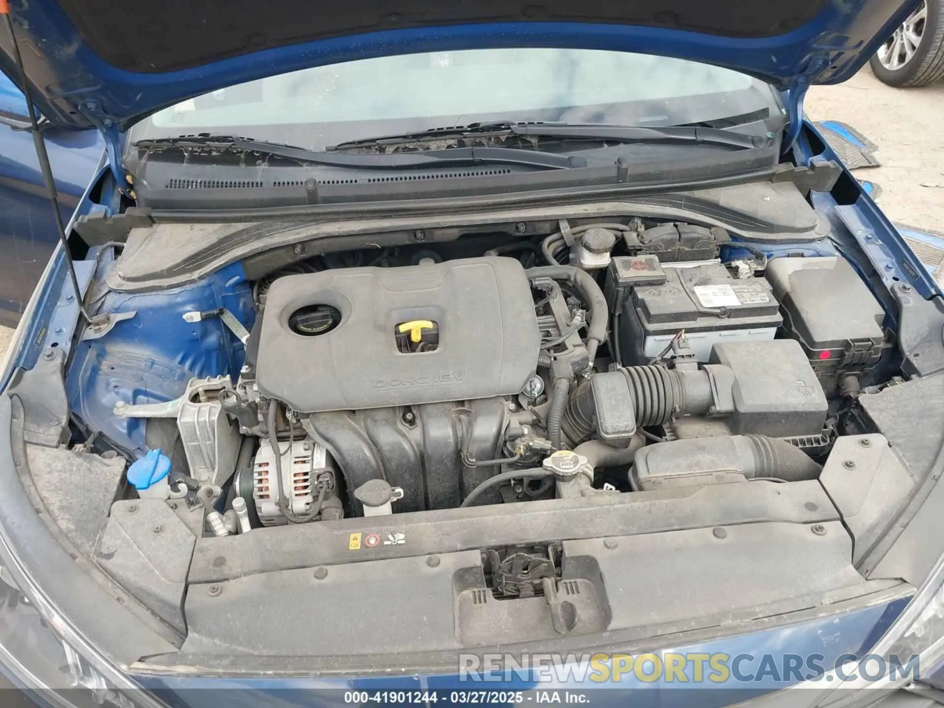 10 Photograph of a damaged car 5NPD84LFXLH631153 HYUNDAI ELANTRA 2020