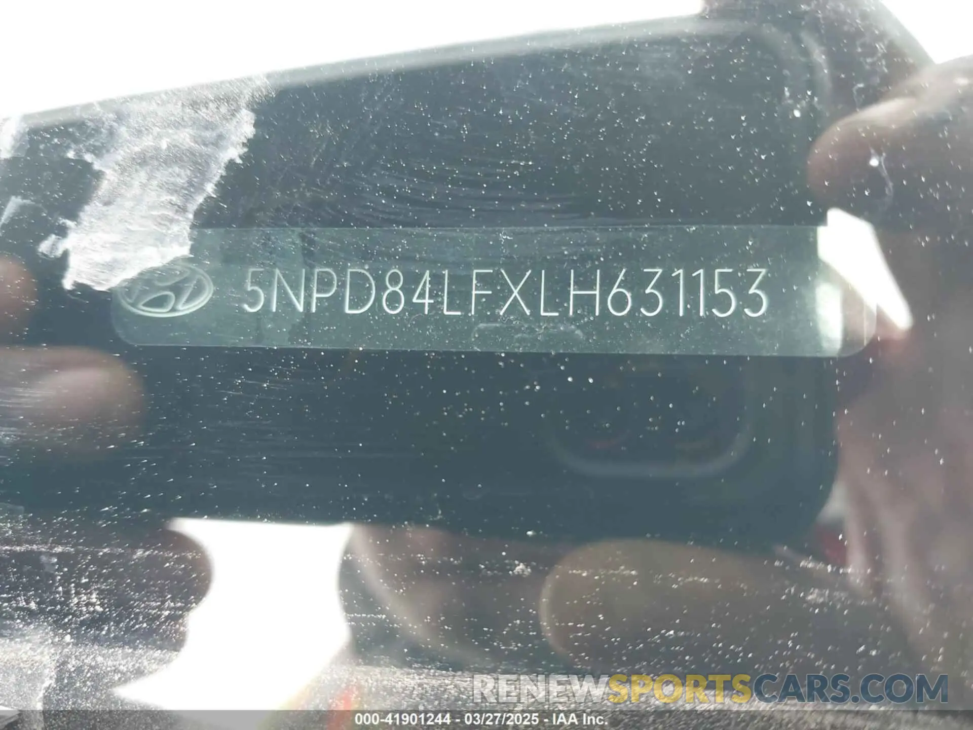 9 Photograph of a damaged car 5NPD84LFXLH631153 HYUNDAI ELANTRA 2020