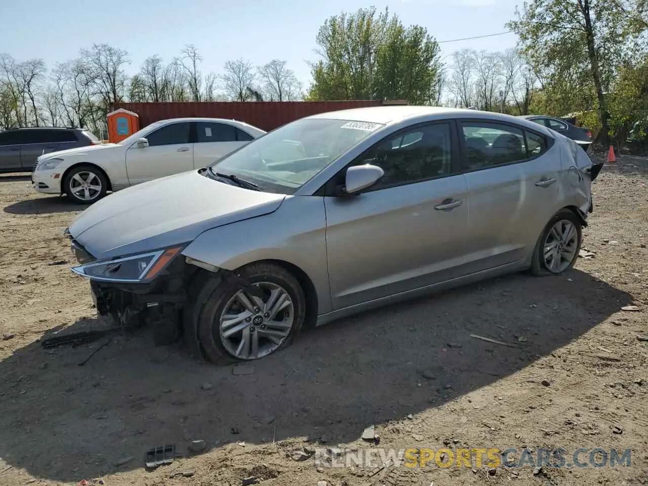 1 Photograph of a damaged car 5NPD84LFXLH632092 HYUNDAI ELANTRA 2020