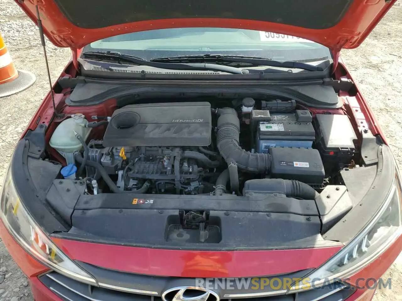 12 Photograph of a damaged car 5NPD94LA7LH601786 HYUNDAI ELANTRA 2020