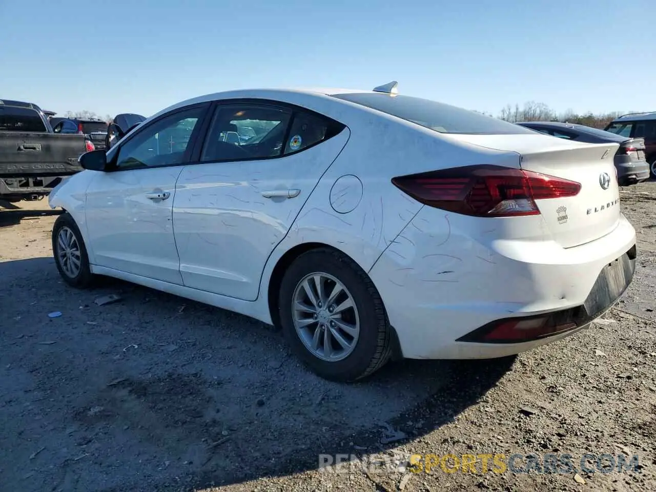 2 Photograph of a damaged car 5NPD94LA9LH602034 HYUNDAI ELANTRA 2020