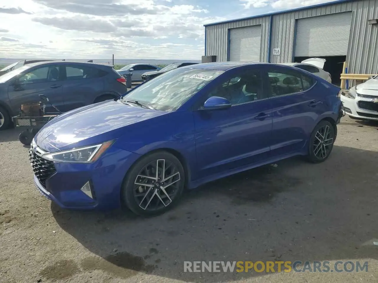 1 Photograph of a damaged car KMHD04LB1LU086448 HYUNDAI ELANTRA 2020