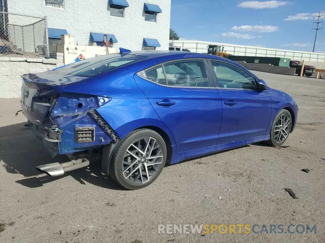 3 Photograph of a damaged car KMHD04LB1LU086448 HYUNDAI ELANTRA 2020