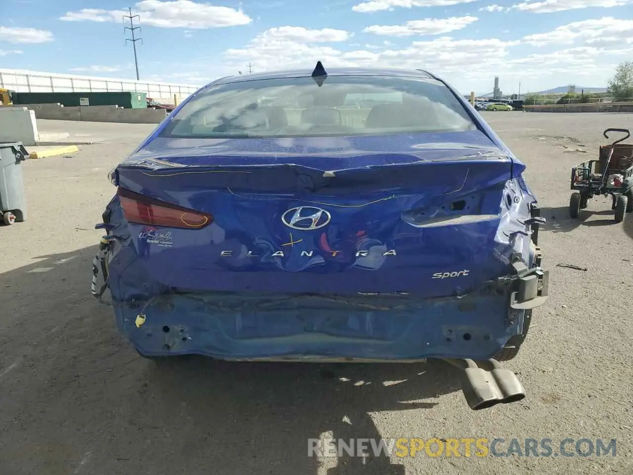 6 Photograph of a damaged car KMHD04LB1LU086448 HYUNDAI ELANTRA 2020