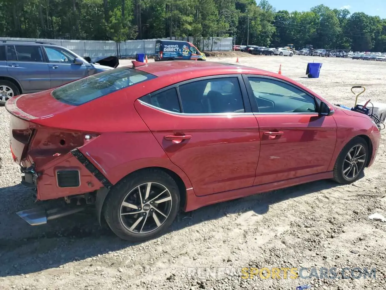 3 Photograph of a damaged car KMHD04LB5LU084640 HYUNDAI ELANTRA 2020