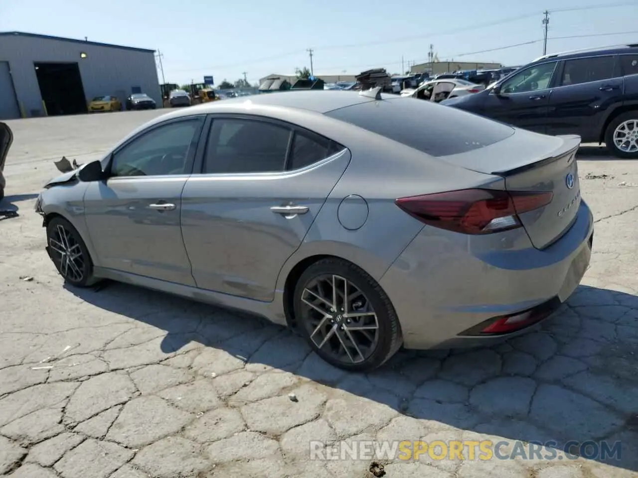 2 Photograph of a damaged car KMHD04LB8LU957460 HYUNDAI ELANTRA 2020