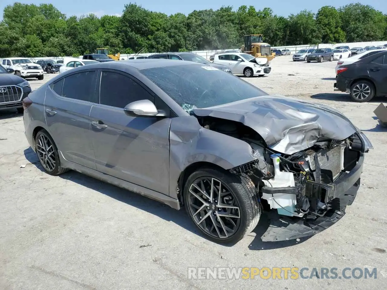 4 Photograph of a damaged car KMHD04LB8LU957460 HYUNDAI ELANTRA 2020