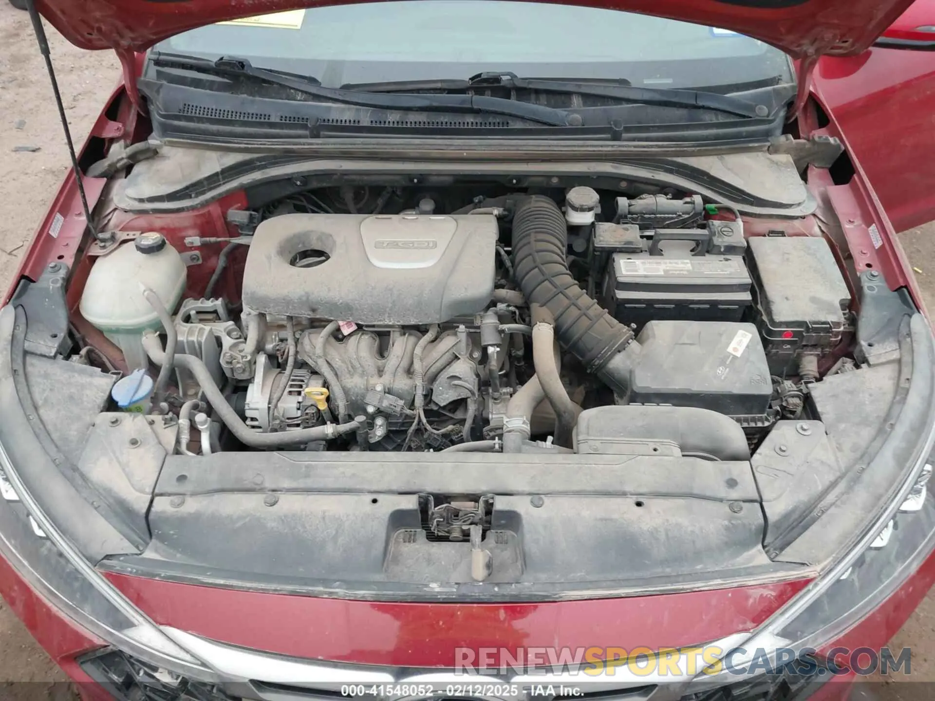 10 Photograph of a damaged car KMHD04LBXLU933693 HYUNDAI ELANTRA 2020