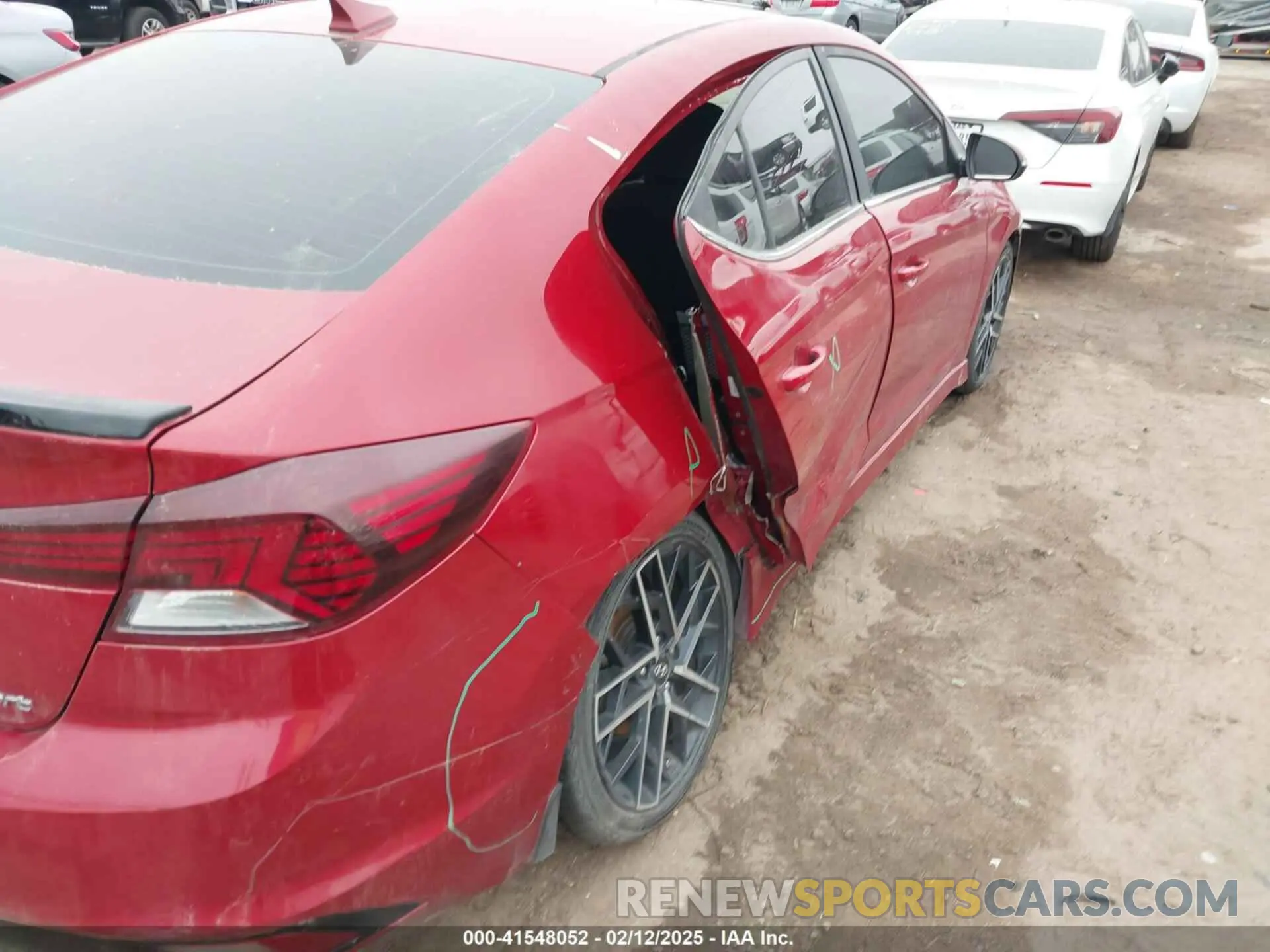 6 Photograph of a damaged car KMHD04LBXLU933693 HYUNDAI ELANTRA 2020