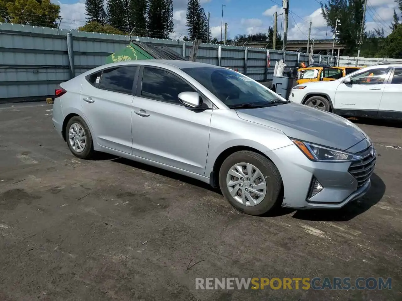 4 Photograph of a damaged car KMHD74LF0LU044772 HYUNDAI ELANTRA 2020