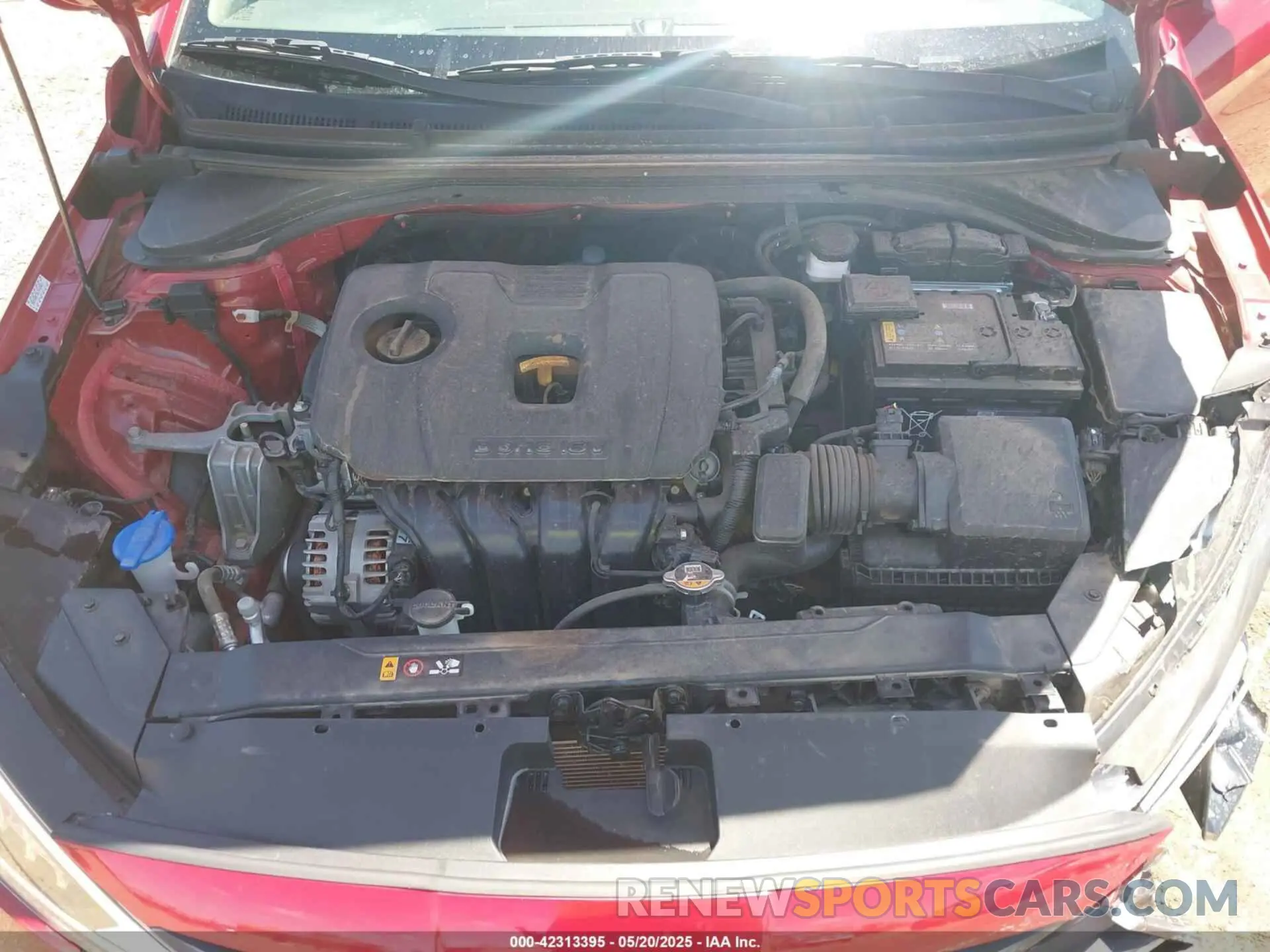10 Photograph of a damaged car KMHD74LF0LU091896 HYUNDAI ELANTRA 2020
