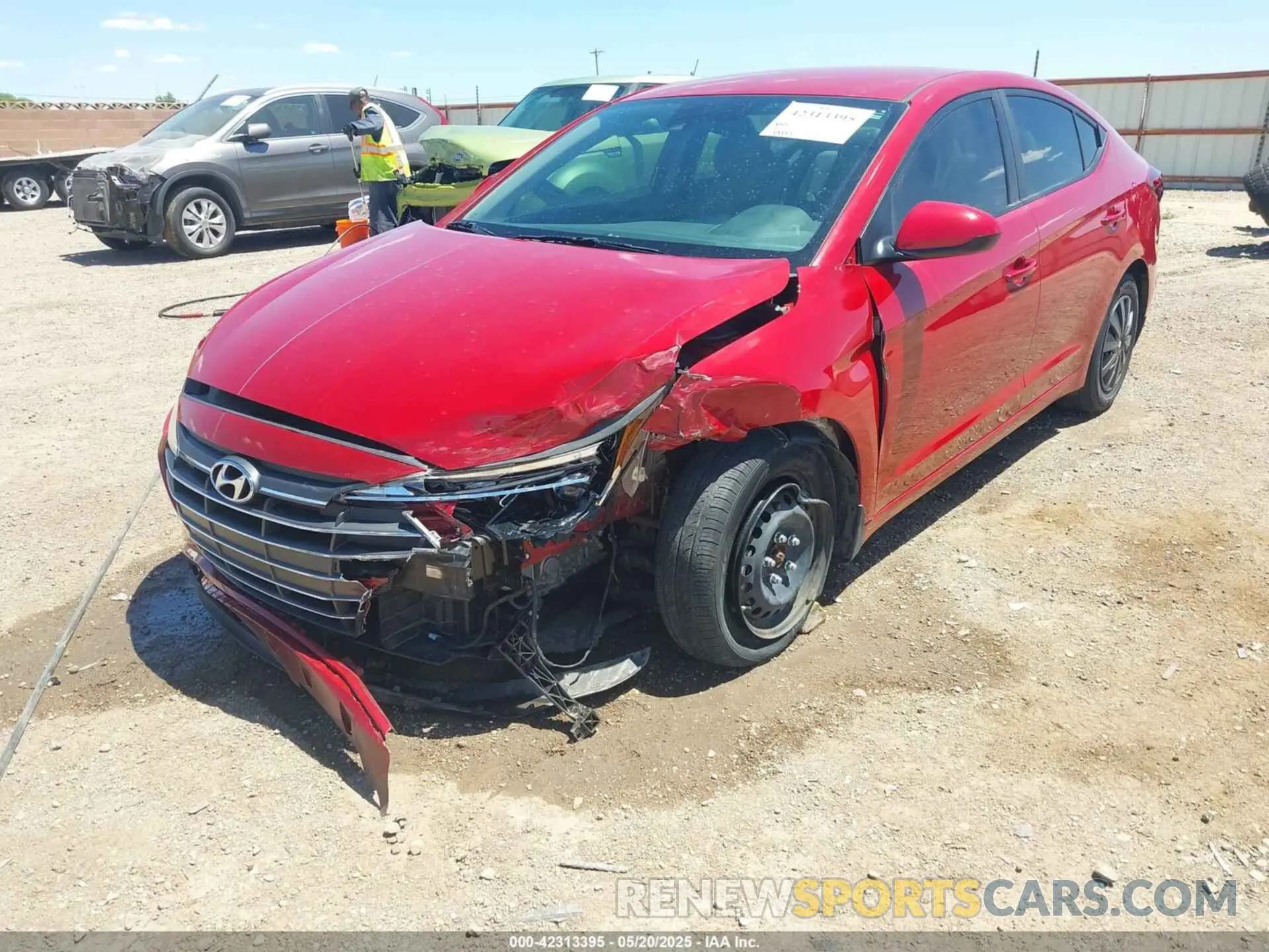 6 Photograph of a damaged car KMHD74LF0LU091896 HYUNDAI ELANTRA 2020
