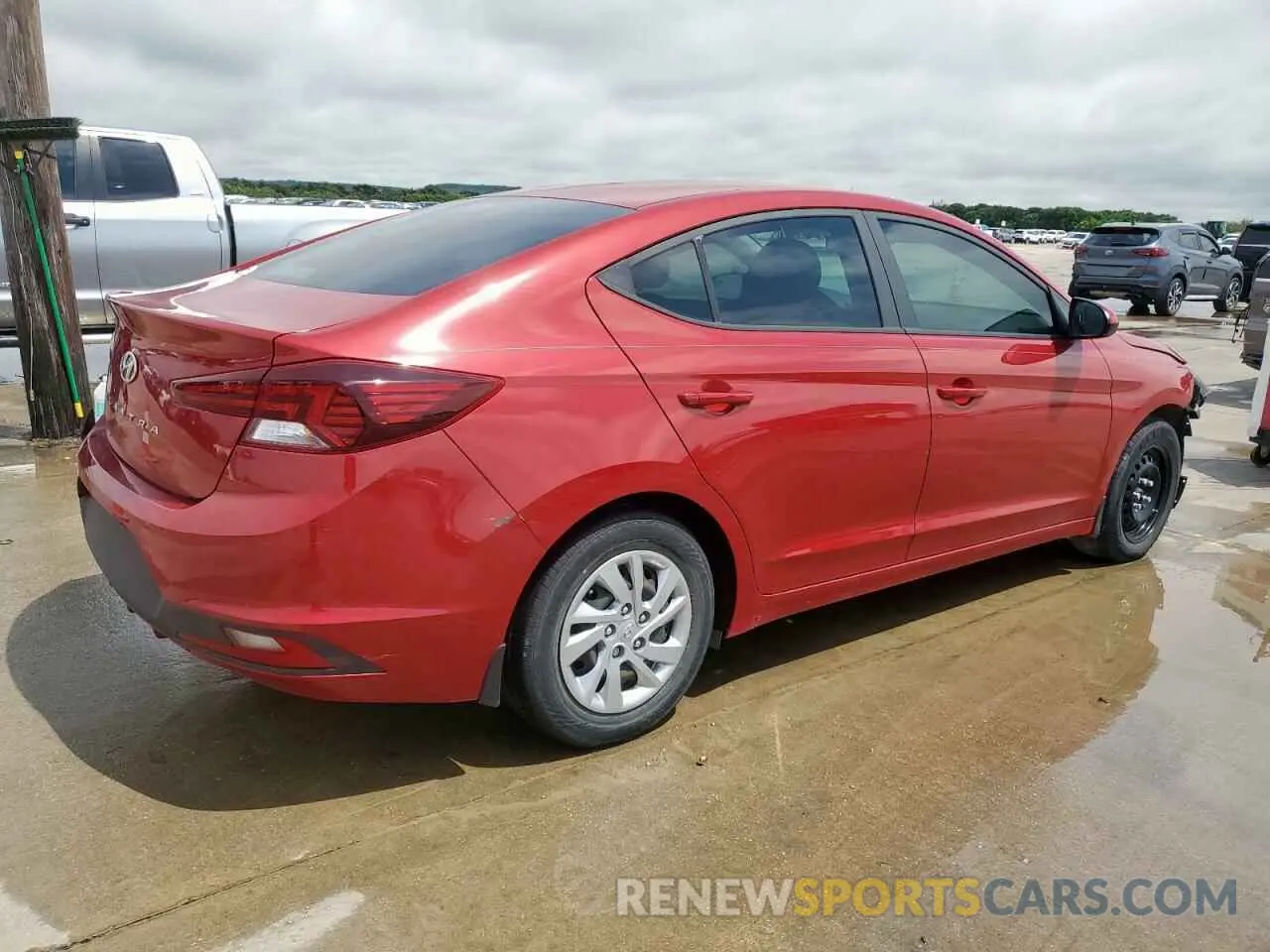 3 Photograph of a damaged car KMHD74LF0LU092000 HYUNDAI ELANTRA 2020