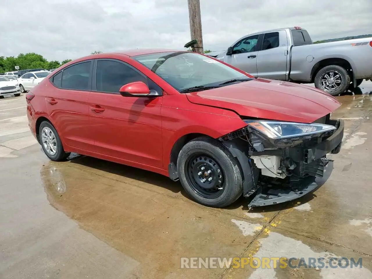 4 Photograph of a damaged car KMHD74LF0LU092000 HYUNDAI ELANTRA 2020