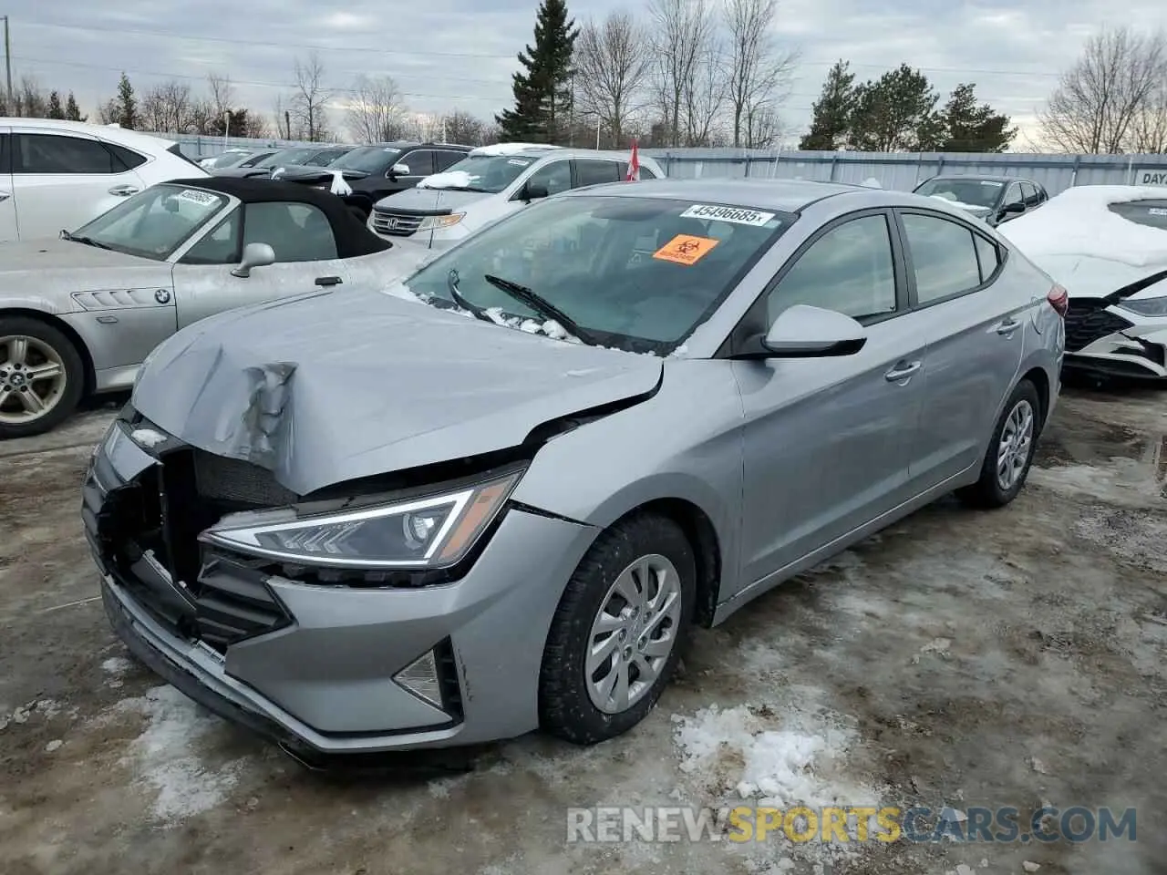 1 Photograph of a damaged car KMHD74LF1LU086030 HYUNDAI ELANTRA 2020