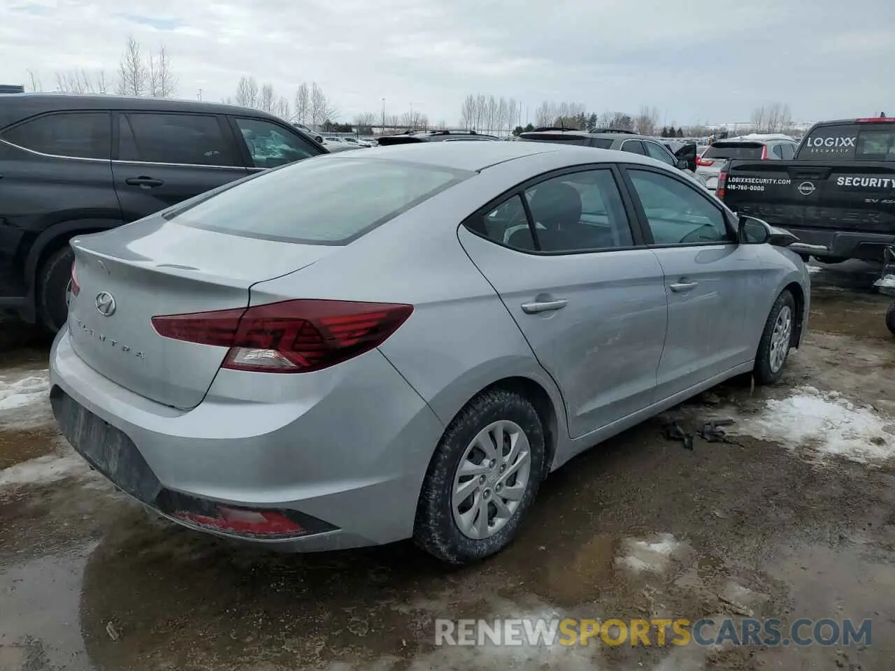 3 Photograph of a damaged car KMHD74LF1LU086030 HYUNDAI ELANTRA 2020