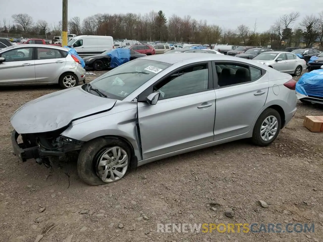 1 Photograph of a damaged car KMHD74LF1LU107264 HYUNDAI ELANTRA 2020