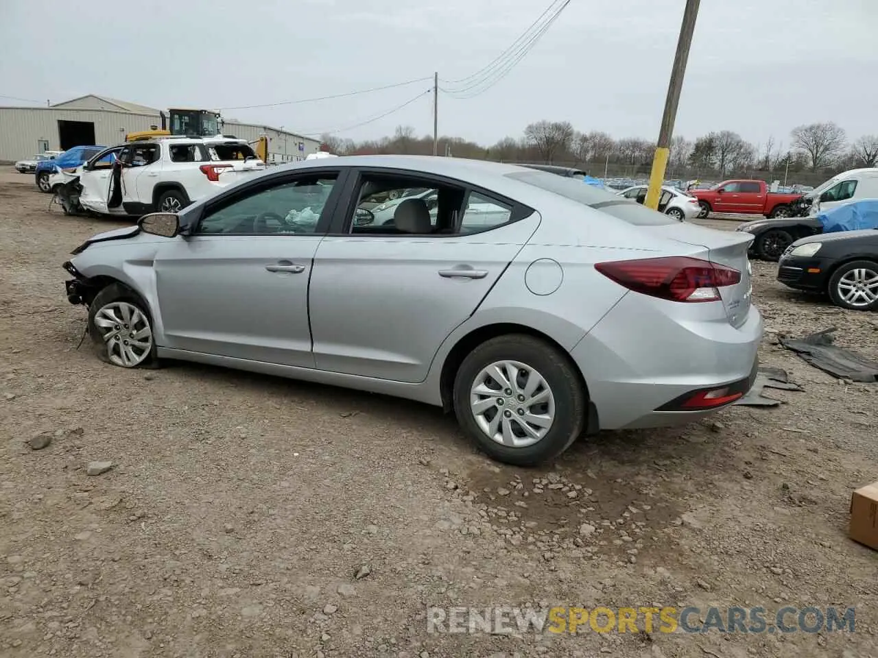 2 Photograph of a damaged car KMHD74LF1LU107264 HYUNDAI ELANTRA 2020