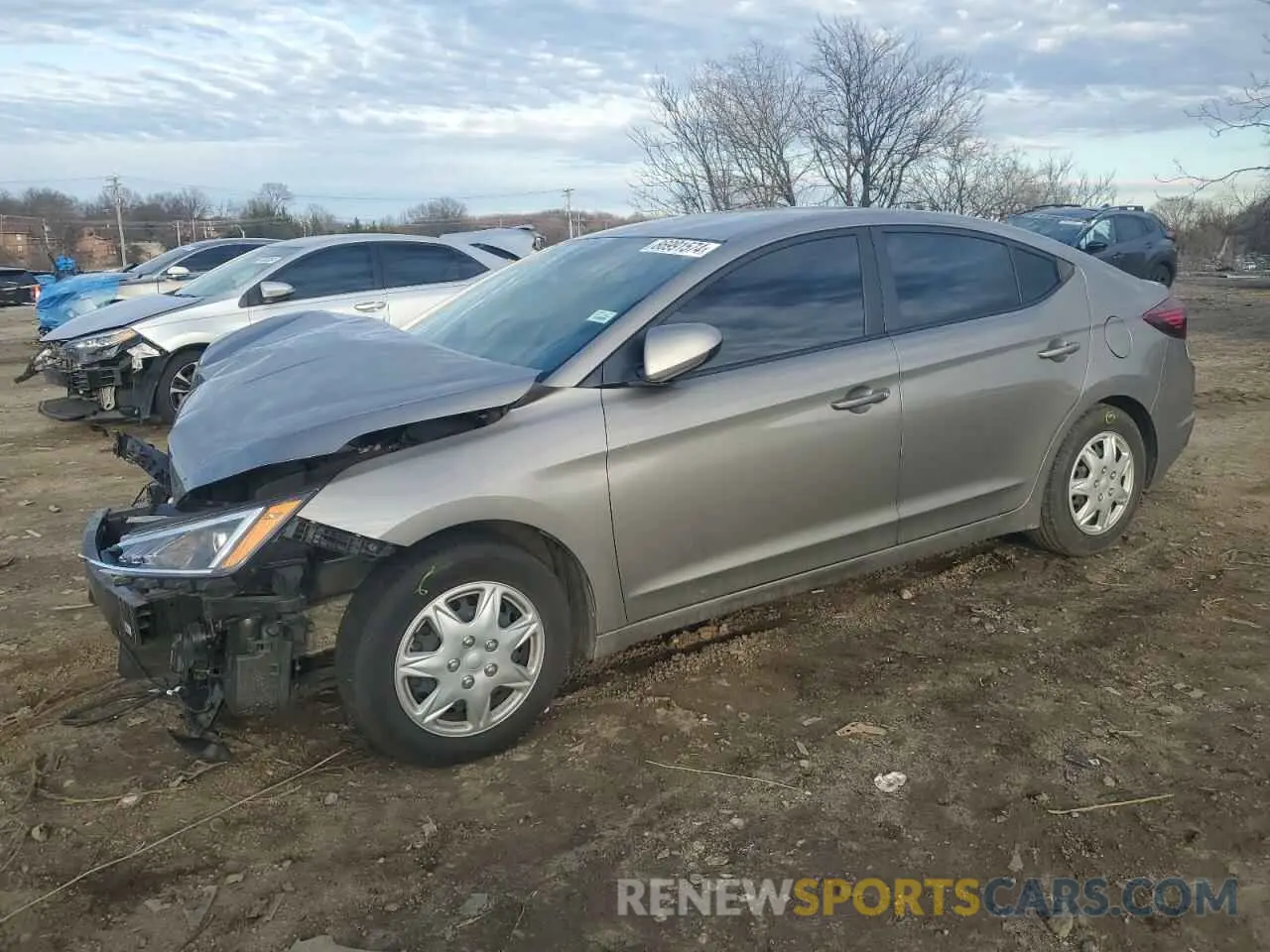1 Photograph of a damaged car KMHD74LF1LU939848 HYUNDAI ELANTRA 2020