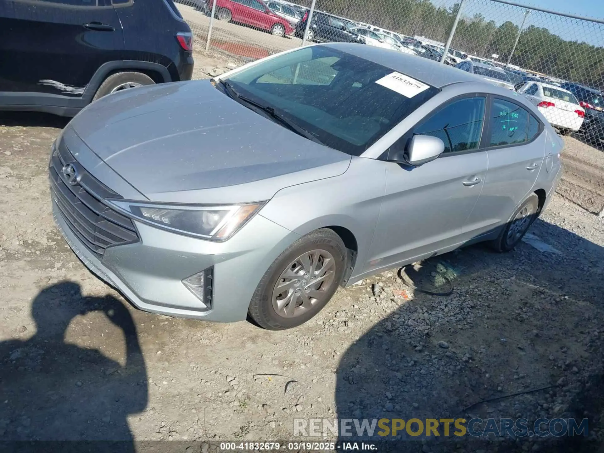 2 Photograph of a damaged car KMHD74LF1LU944323 HYUNDAI ELANTRA 2020