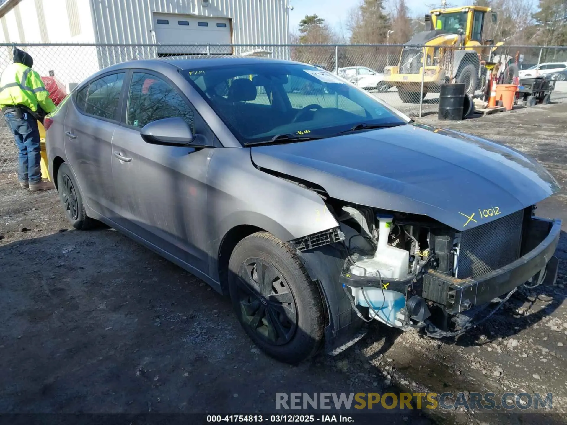 1 Photograph of a damaged car KMHD74LF1LU984434 HYUNDAI ELANTRA 2020