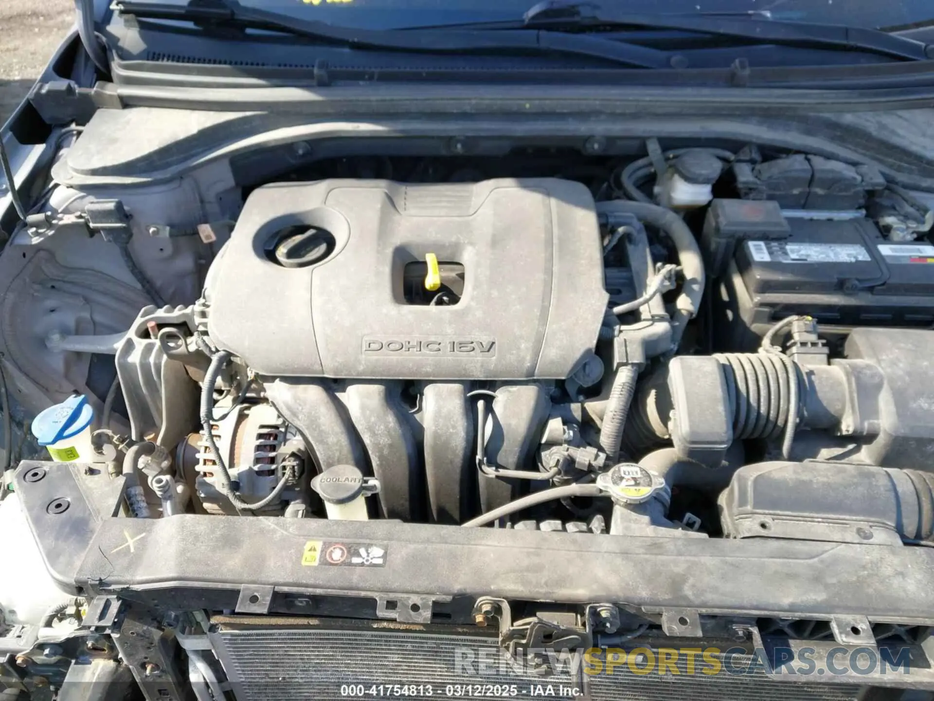 10 Photograph of a damaged car KMHD74LF1LU984434 HYUNDAI ELANTRA 2020